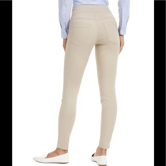 Hue Beige Original Smoothing Denim Leggings - Picture 2 of 2